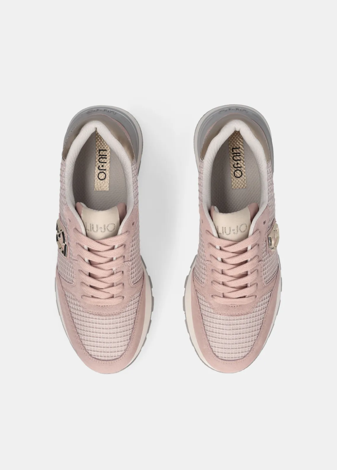 Liu Jo Zapatillas de ante y malla-Mujer Sneakers