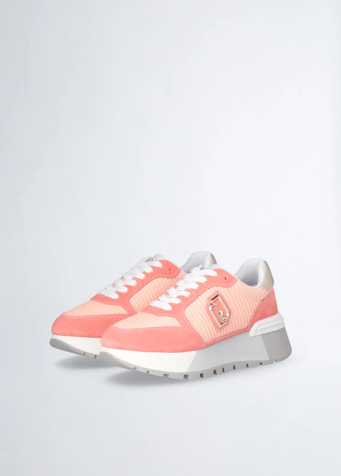 Liu Jo Zapatillas de ante y malla con plataforma-Mujer Sneakers