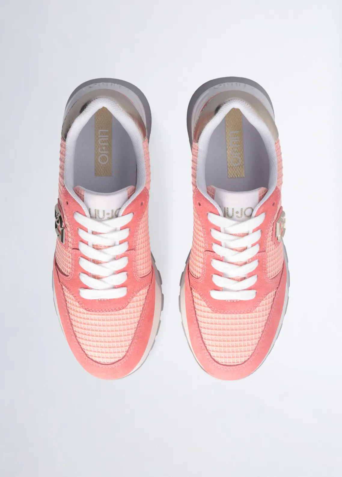Liu Jo Zapatillas de ante y malla con plataforma-Mujer Sneakers