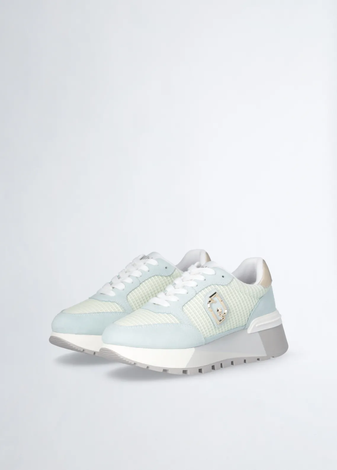 Liu Jo Zapatillas de ante y malla con plataforma-Mujer Sneakers