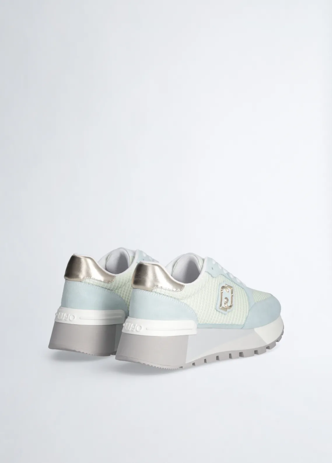 Liu Jo Zapatillas de ante y malla con plataforma-Mujer Sneakers
