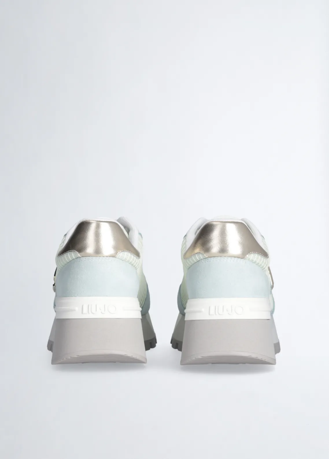 Liu Jo Zapatillas de ante y malla con plataforma-Mujer Sneakers