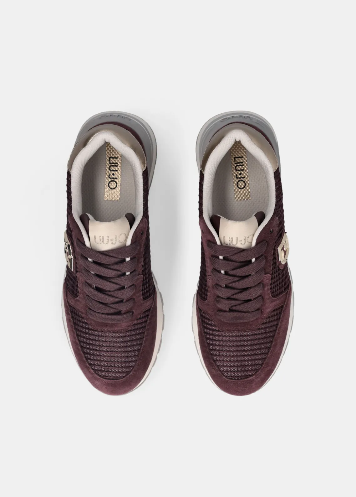 Liu Jo Zapatillas de ante y malla-Mujer Sneakers