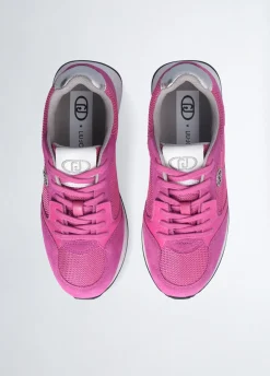 Liu Jo Zapatillas de ante y malla brillante-Mujer Sneakers