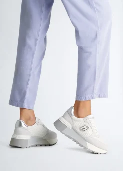Liu Jo Zapatillas de ante y malla con plataforma-Mujer Sneakers