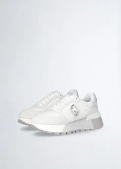 Liu Jo Zapatillas de ante y malla con plataforma-Mujer Sneakers