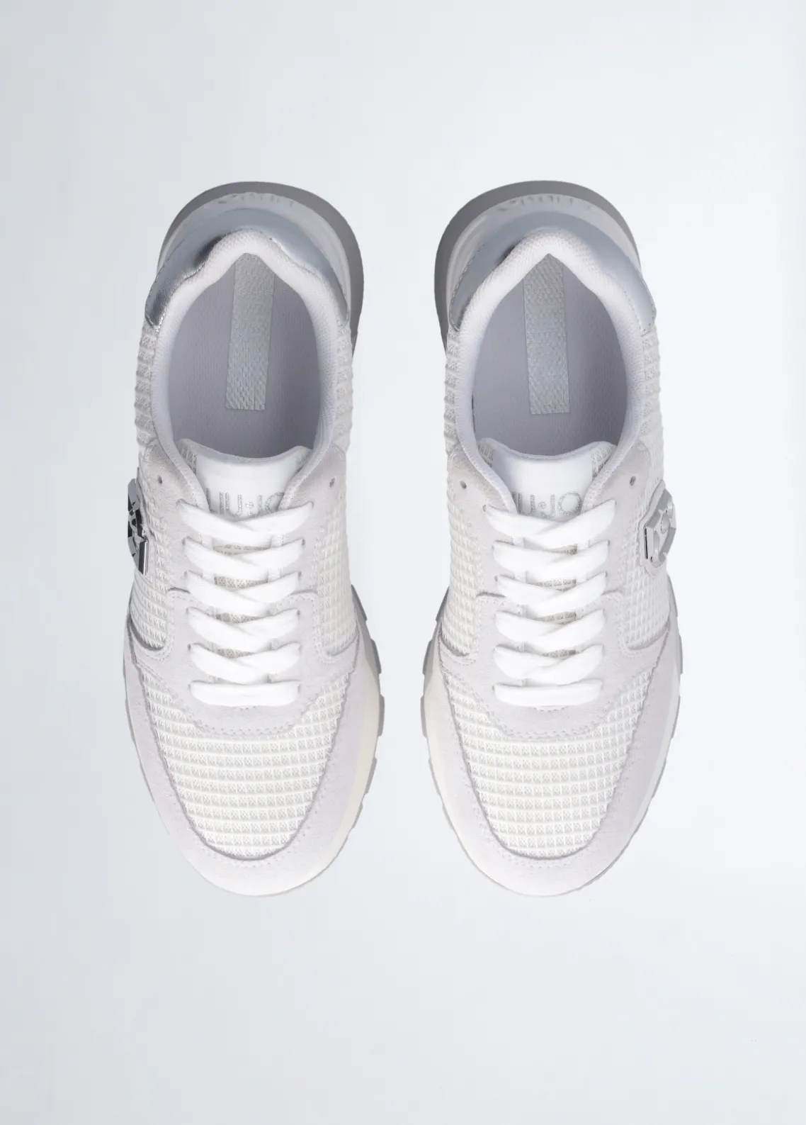 Liu Jo Zapatillas de ante y malla con plataforma-Mujer Sneakers