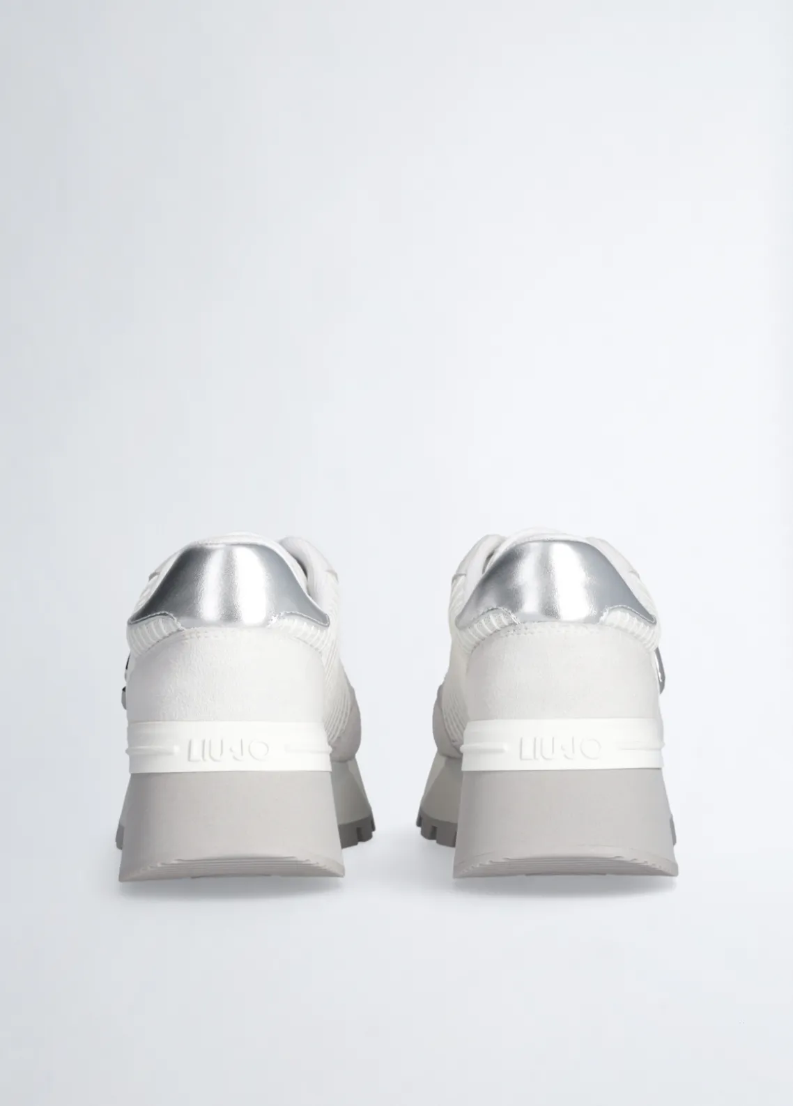 Liu Jo Zapatillas de ante y malla con plataforma-Mujer Sneakers