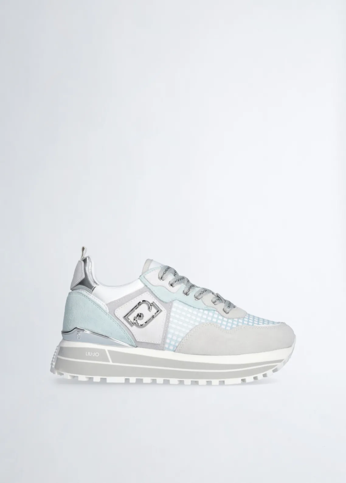 Liu Jo Zapatillas de ante y malla con plataforma-Mujer Sneakers