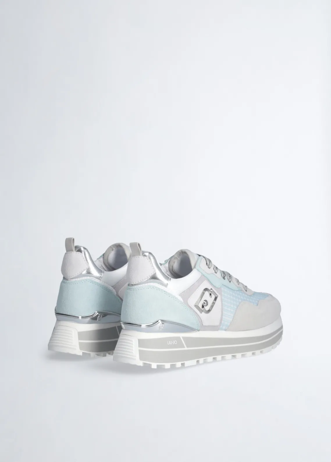 Liu Jo Zapatillas de ante y malla con plataforma-Mujer Sneakers