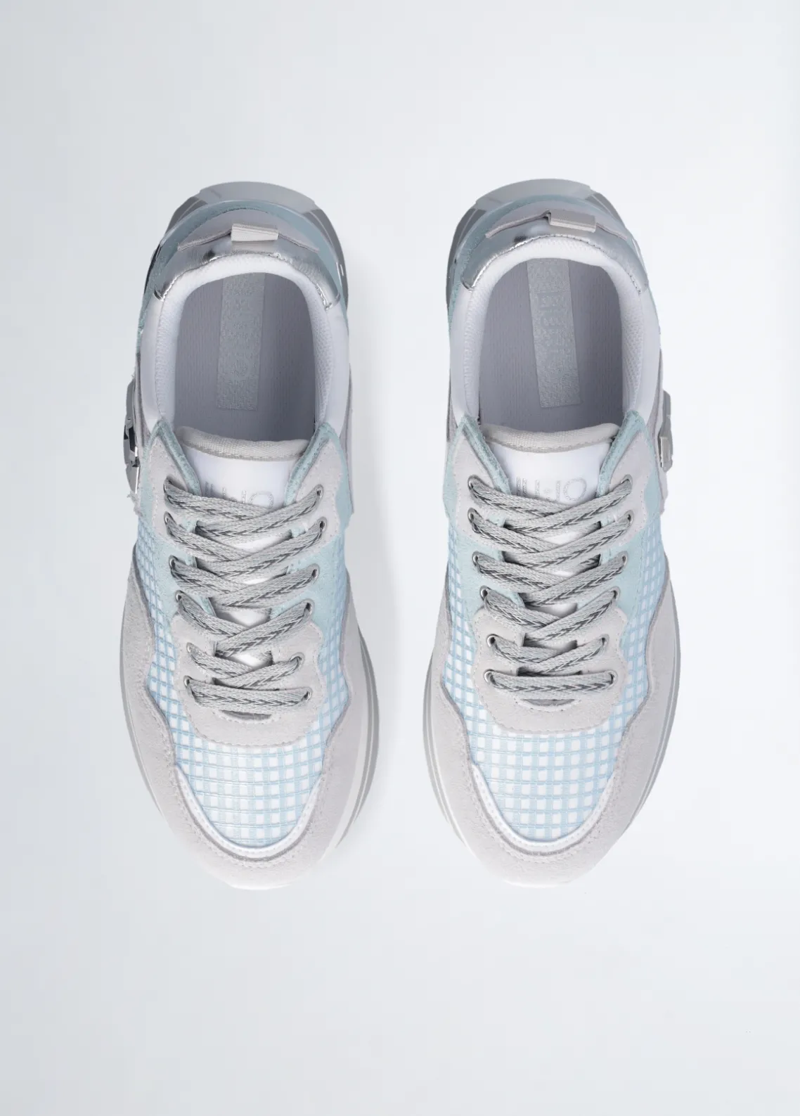 Liu Jo Zapatillas de ante y malla con plataforma-Mujer Sneakers