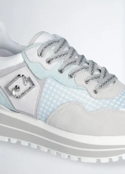Liu Jo Zapatillas de ante y malla con plataforma-Mujer Sneakers