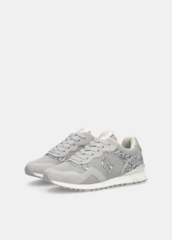 Liu Jo Zapatillas de brillos y malla-Mujer Sneakers