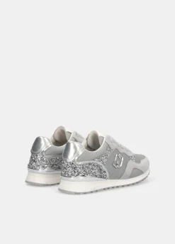Liu Jo Zapatillas de brillos y malla-Mujer Sneakers