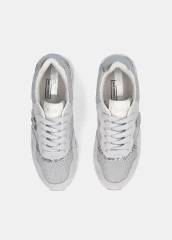 Liu Jo Zapatillas de brillos y malla-Mujer Sneakers