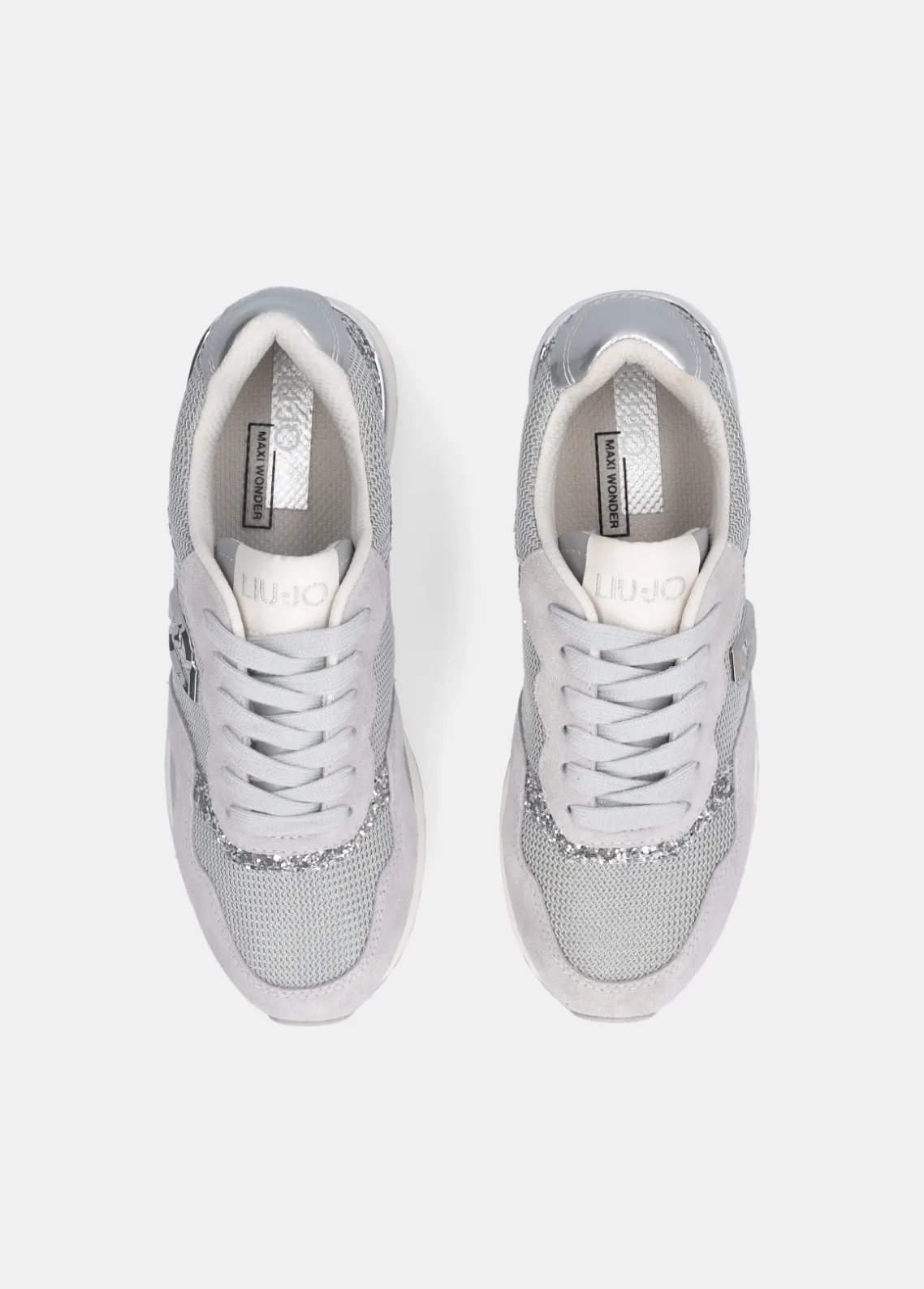 Liu Jo Zapatillas de brillos y malla-Mujer Sneakers