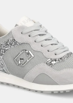 Liu Jo Zapatillas de brillos y malla-Mujer Sneakers