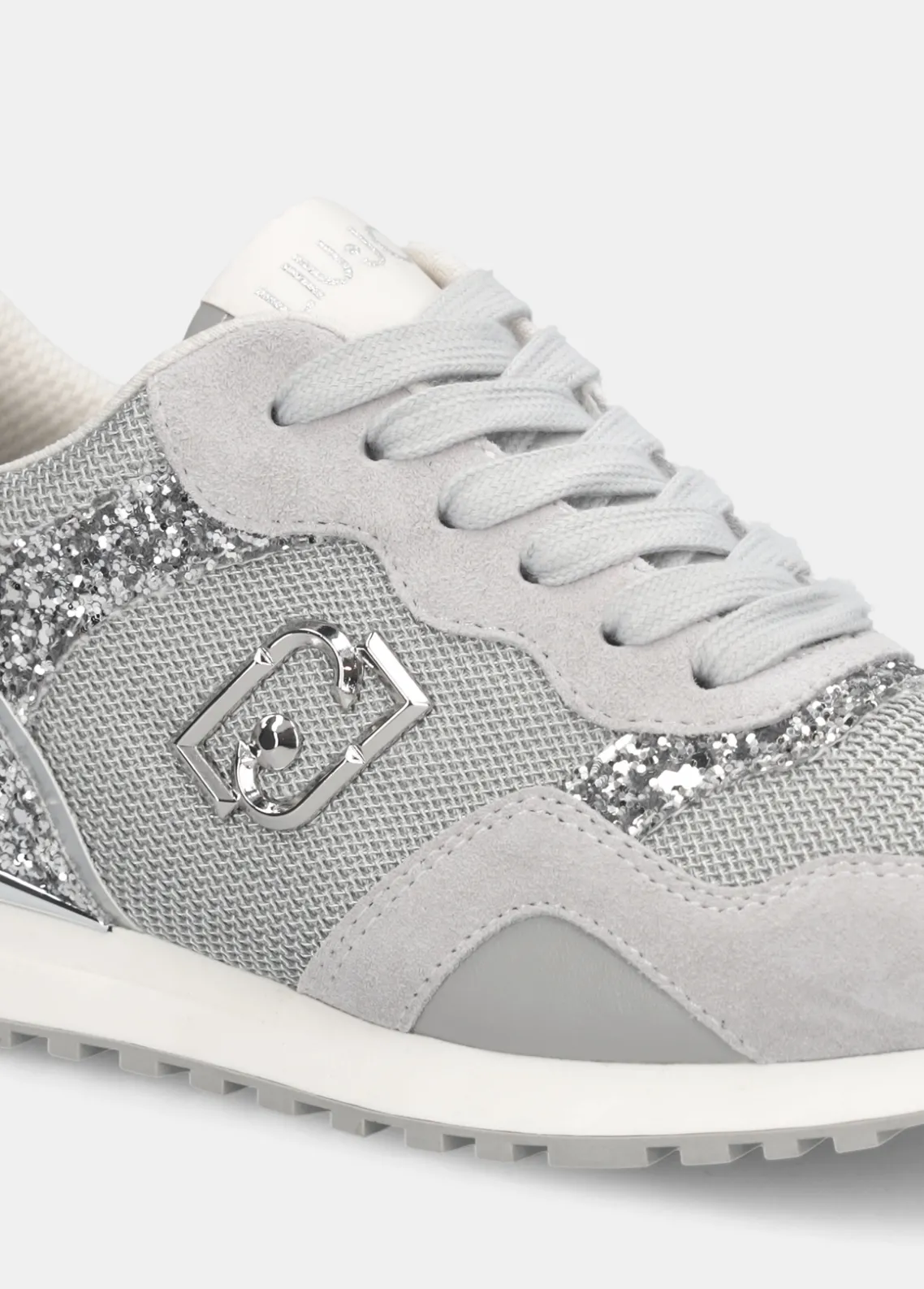 Liu Jo Zapatillas de brillos y malla-Mujer Sneakers