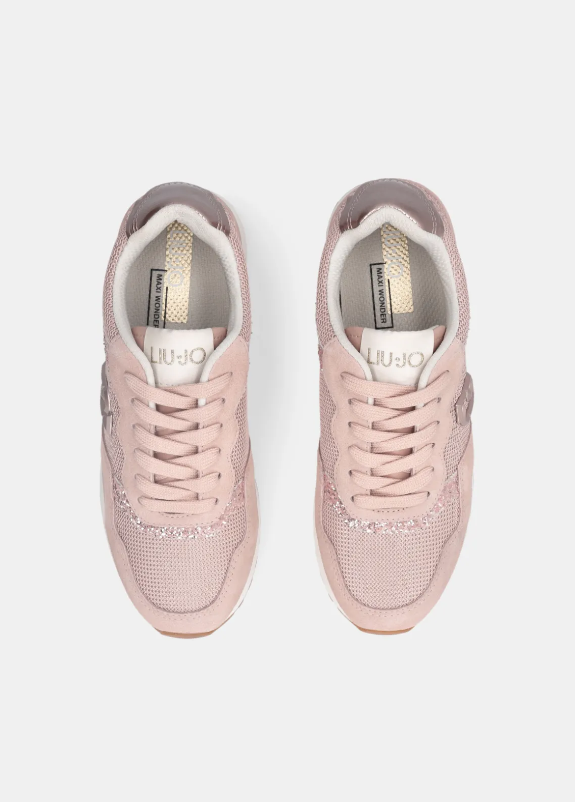 Liu Jo Zapatillas de brillos y malla-Mujer Sneakers