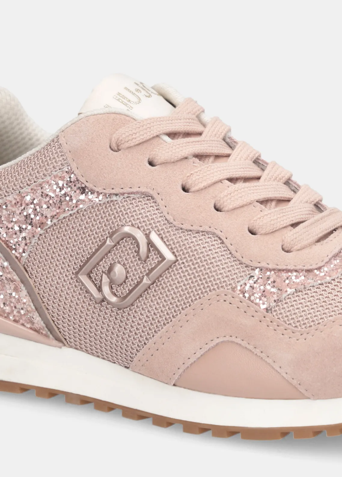 Liu Jo Zapatillas de brillos y malla-Mujer Sneakers