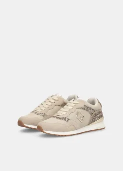 Liu Jo Zapatillas de brillos y malla-Mujer Sneakers