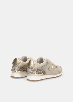 Liu Jo Zapatillas de brillos y malla-Mujer Sneakers