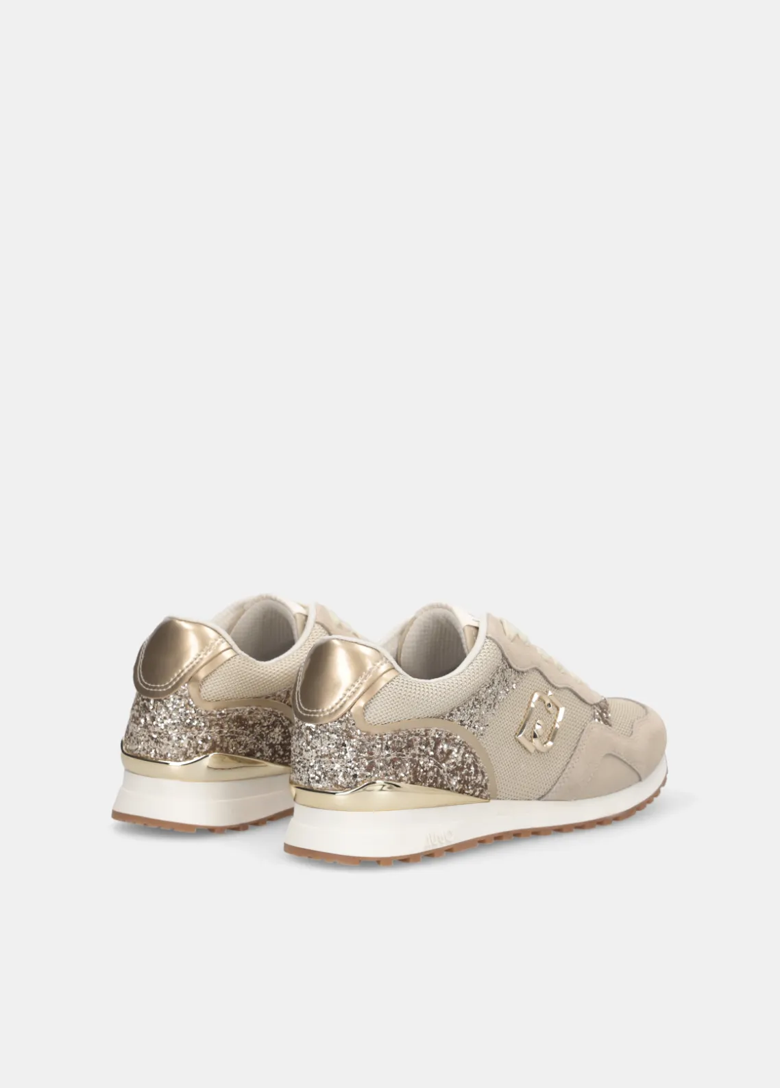 Liu Jo Zapatillas de brillos y malla-Mujer Sneakers