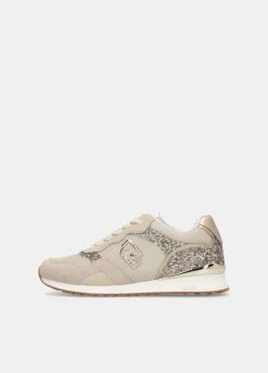 Liu Jo Zapatillas de brillos y malla-Mujer Sneakers