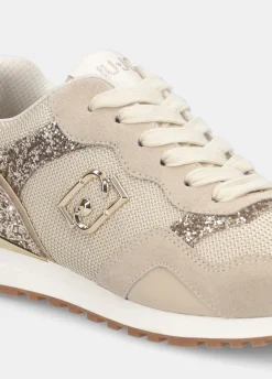 Liu Jo Zapatillas de brillos y malla-Mujer Sneakers