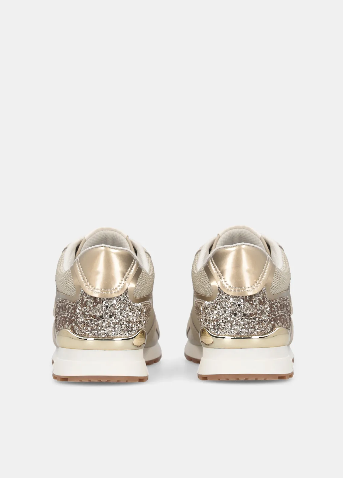Liu Jo Zapatillas de brillos y malla-Mujer Sneakers