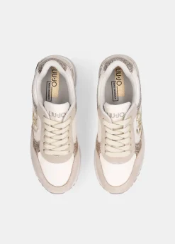 Liu Jo Zapatillas de brillos y nailon con plataforma alta-Mujer Sneakers