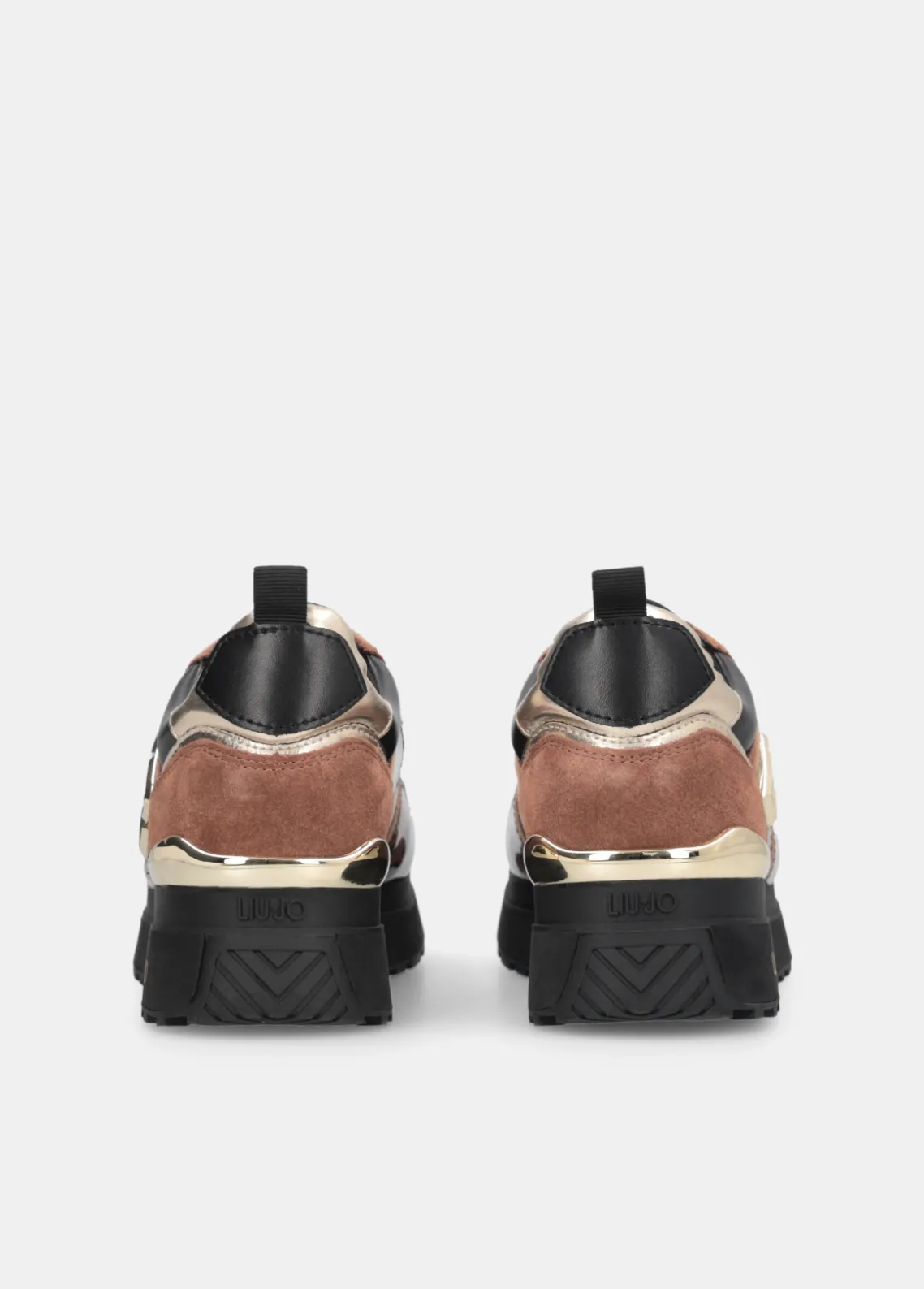 Liu Jo Zapatillas de charol con estampado animal y plataforma-Mujer Sneakers