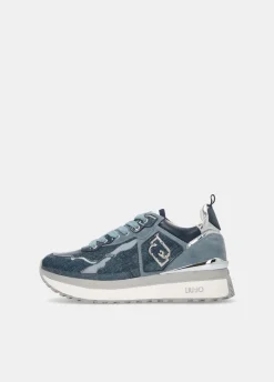 Liu Jo Zapatillas de denim brillante con plataforma-Mujer Sneakers