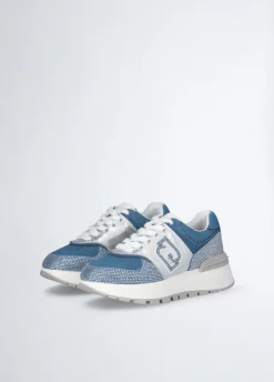 Liu Jo Zapatillas de denim con strass-Mujer Sneakers