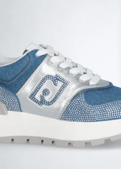 Liu Jo Zapatillas de denim con strass-Mujer Sneakers