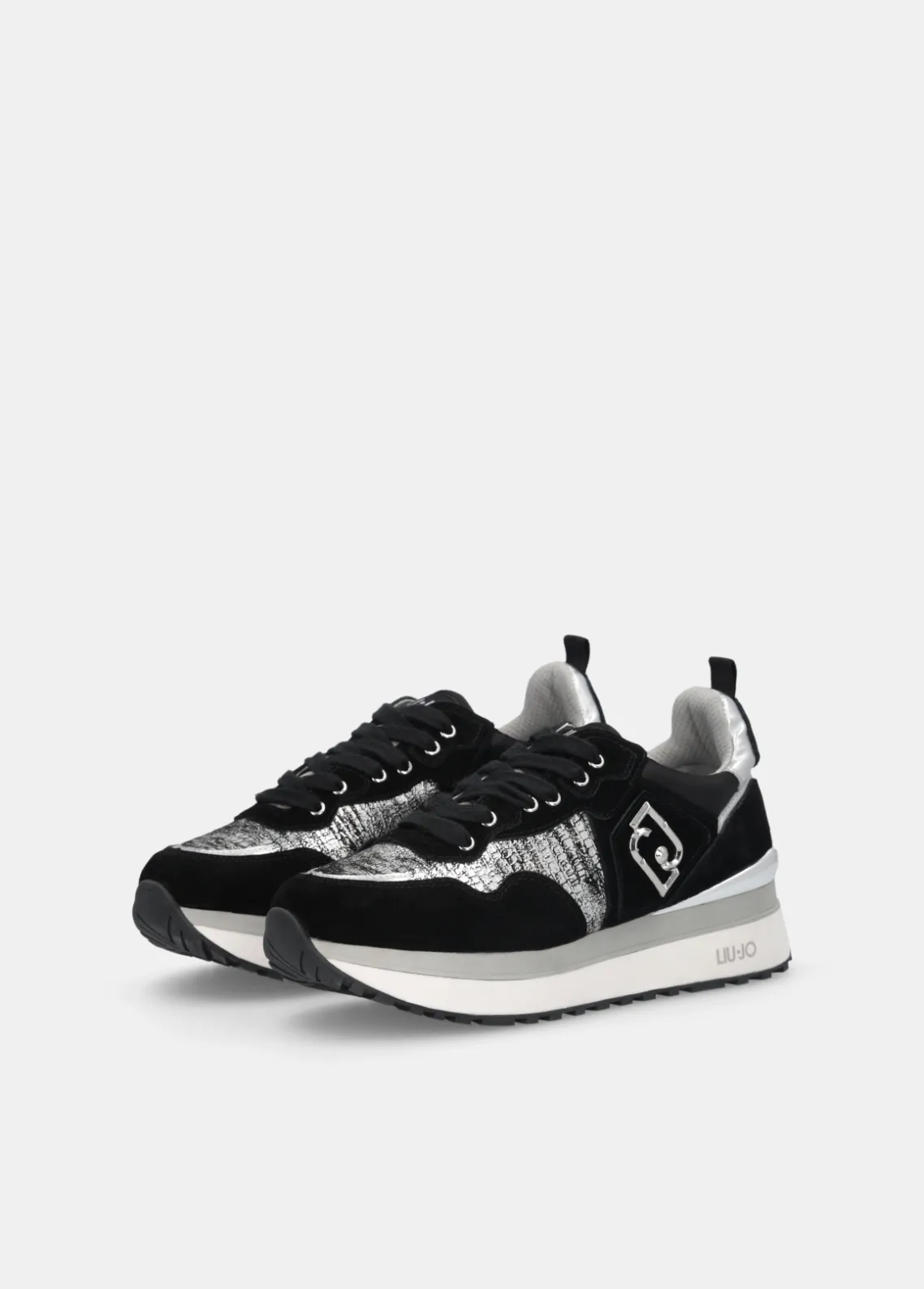 Liu Jo Zapatillas de efecto laminado con plataforma-Mujer Sneakers