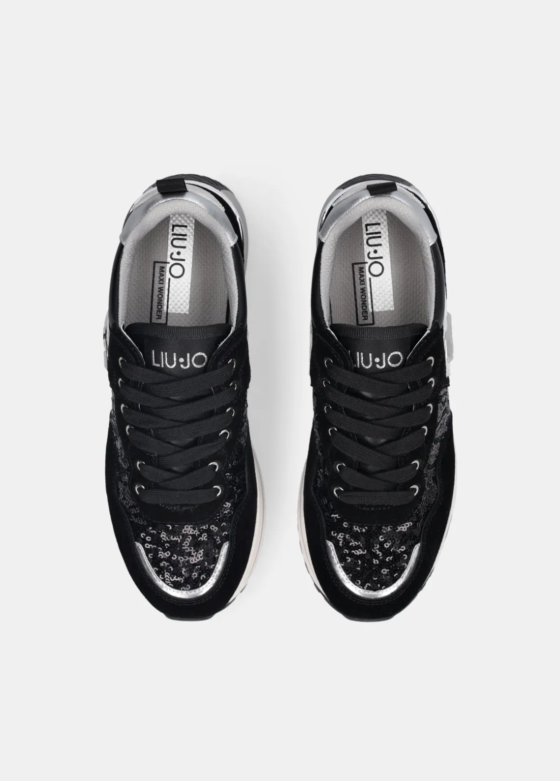 Liu Jo Zapatillas de lentejuelas con plataforma-Mujer Sneakers