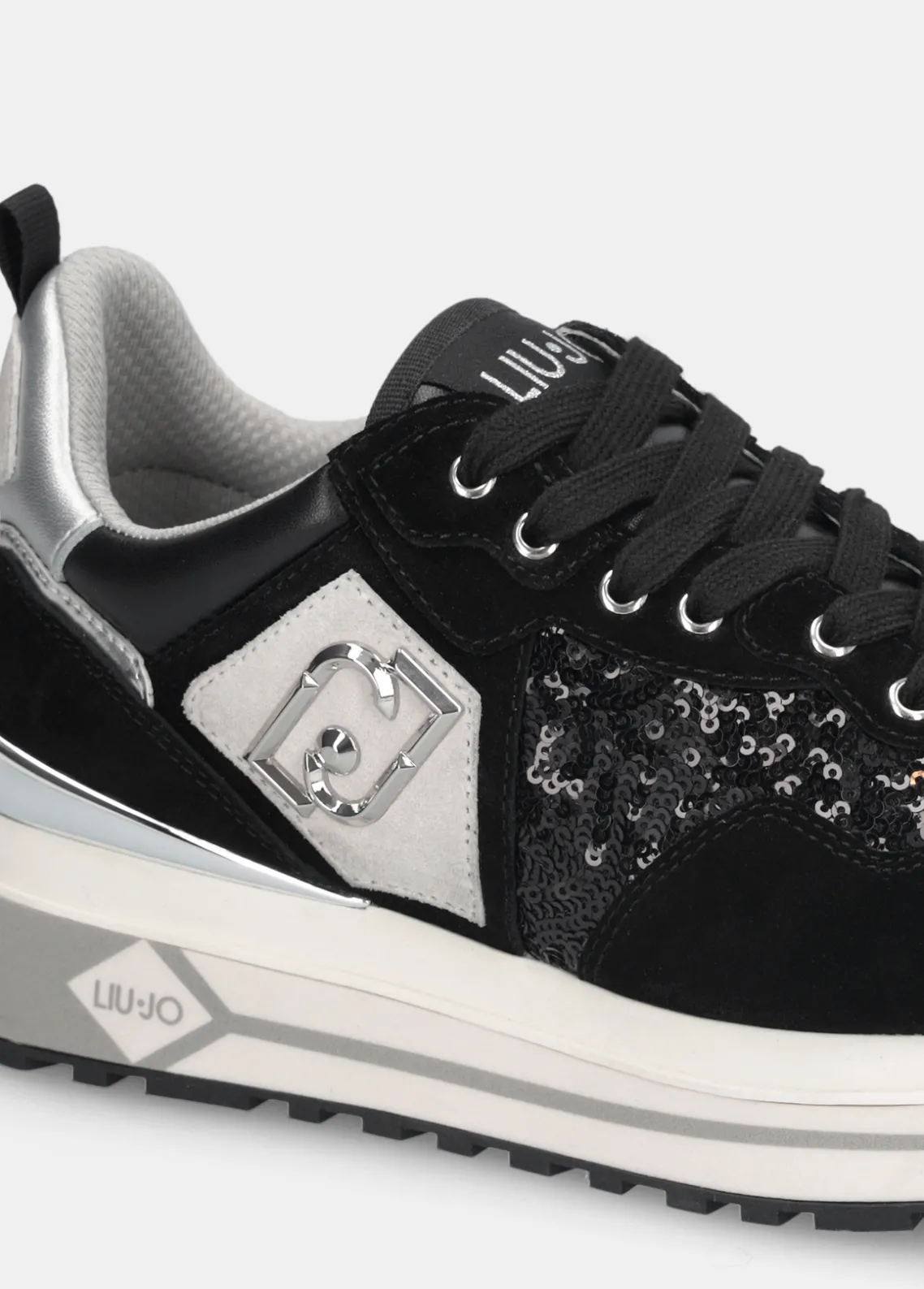 Liu Jo Zapatillas de lentejuelas con plataforma-Mujer Sneakers