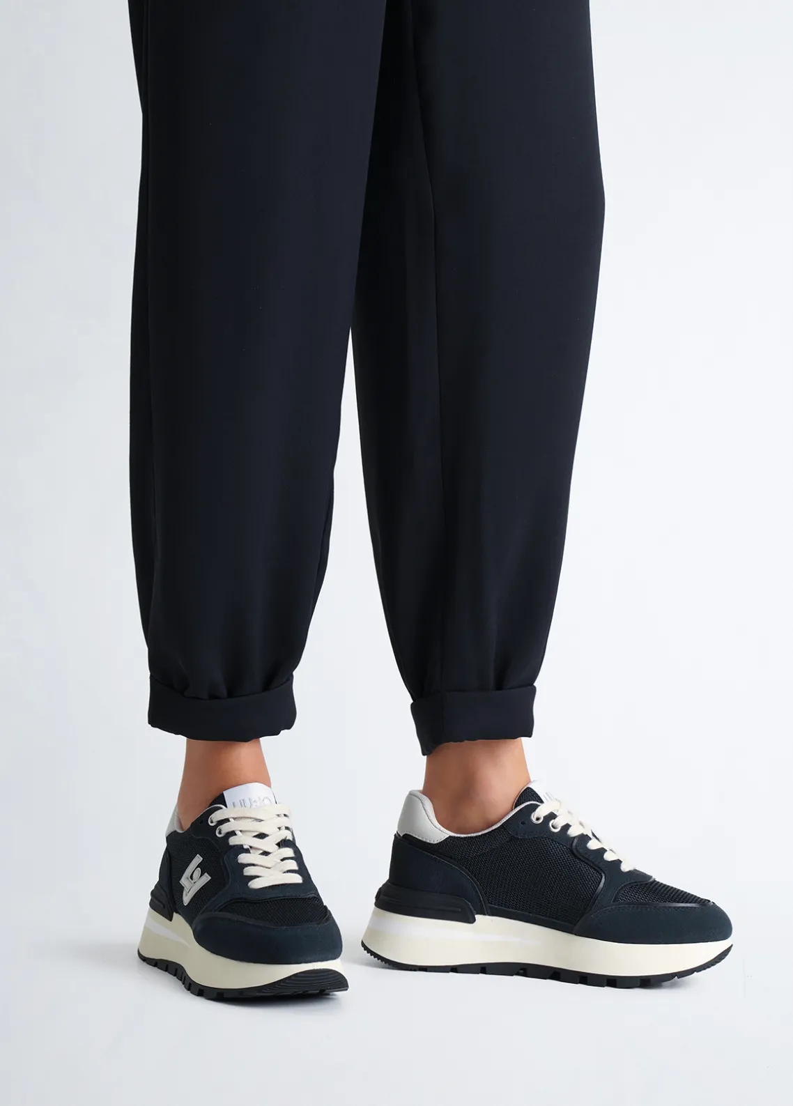 Liu Jo Zapatillas de malla brillante-Mujer Sneakers
