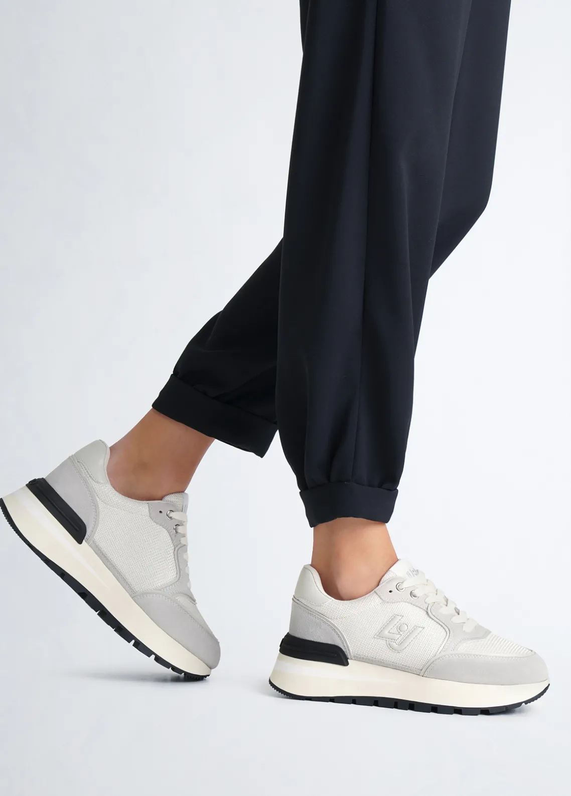 Liu Jo Zapatillas de malla brillante-Mujer Sneakers
