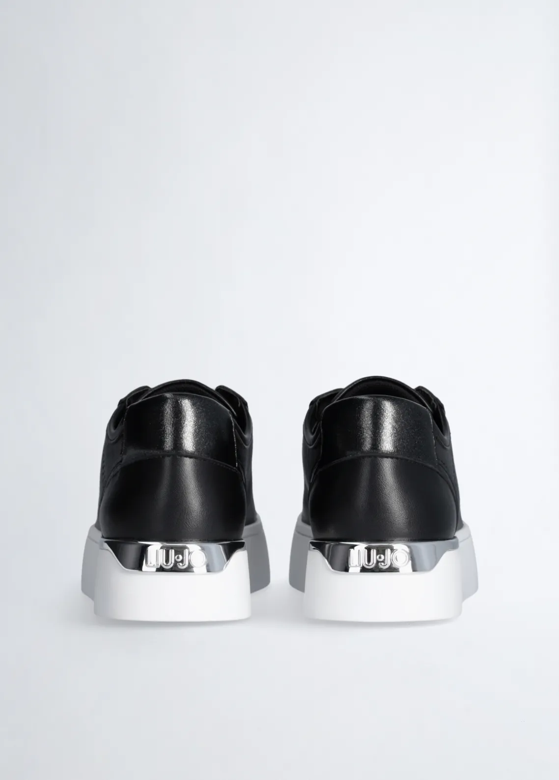 Liu Jo Zapatillas de piel con logotipo perforado-Mujer Sneakers