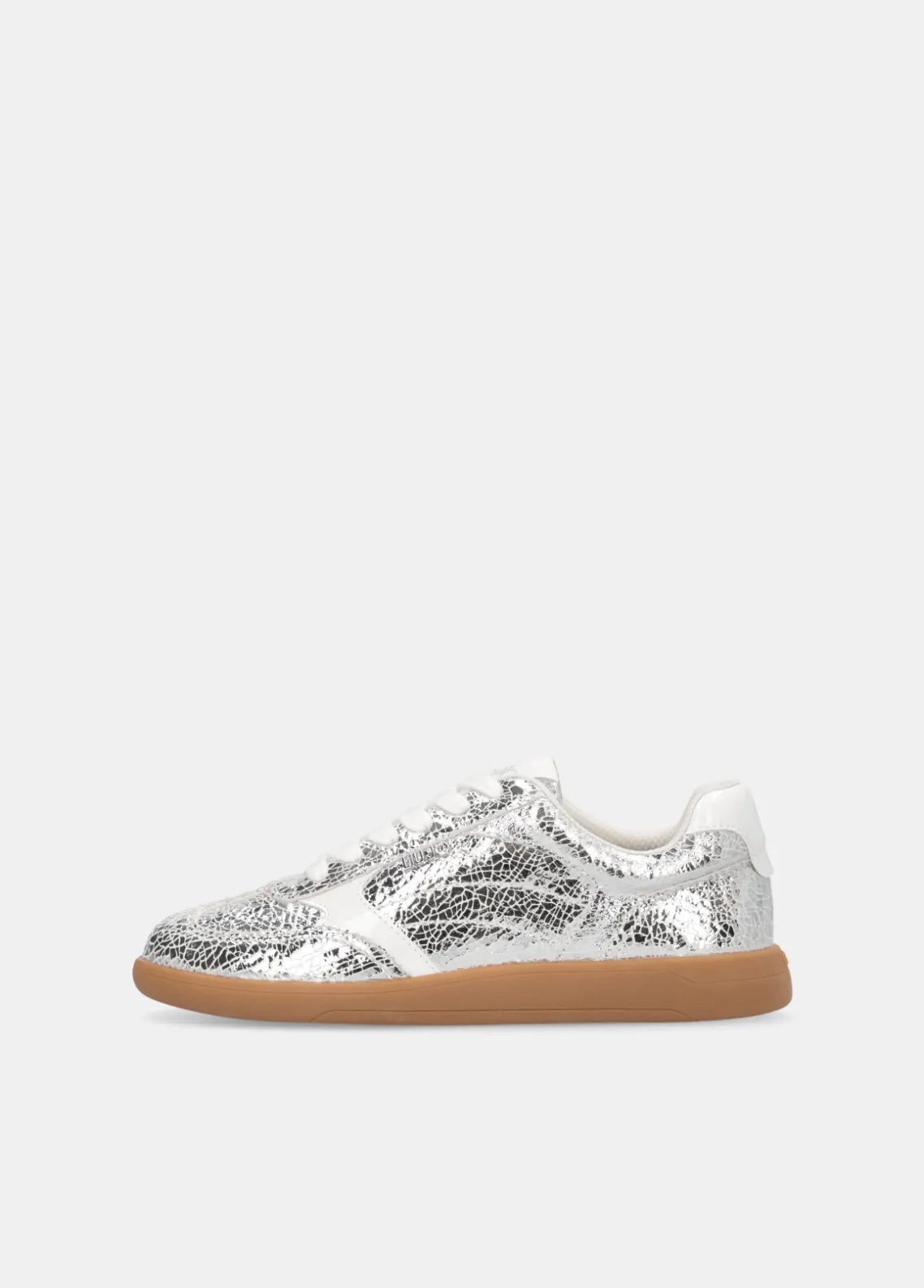 Liu Jo Zapatillas de piel craquelada laminada-Mujer Sneakers