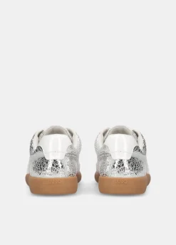 Liu Jo Zapatillas de piel craquelada laminada-Mujer Sneakers