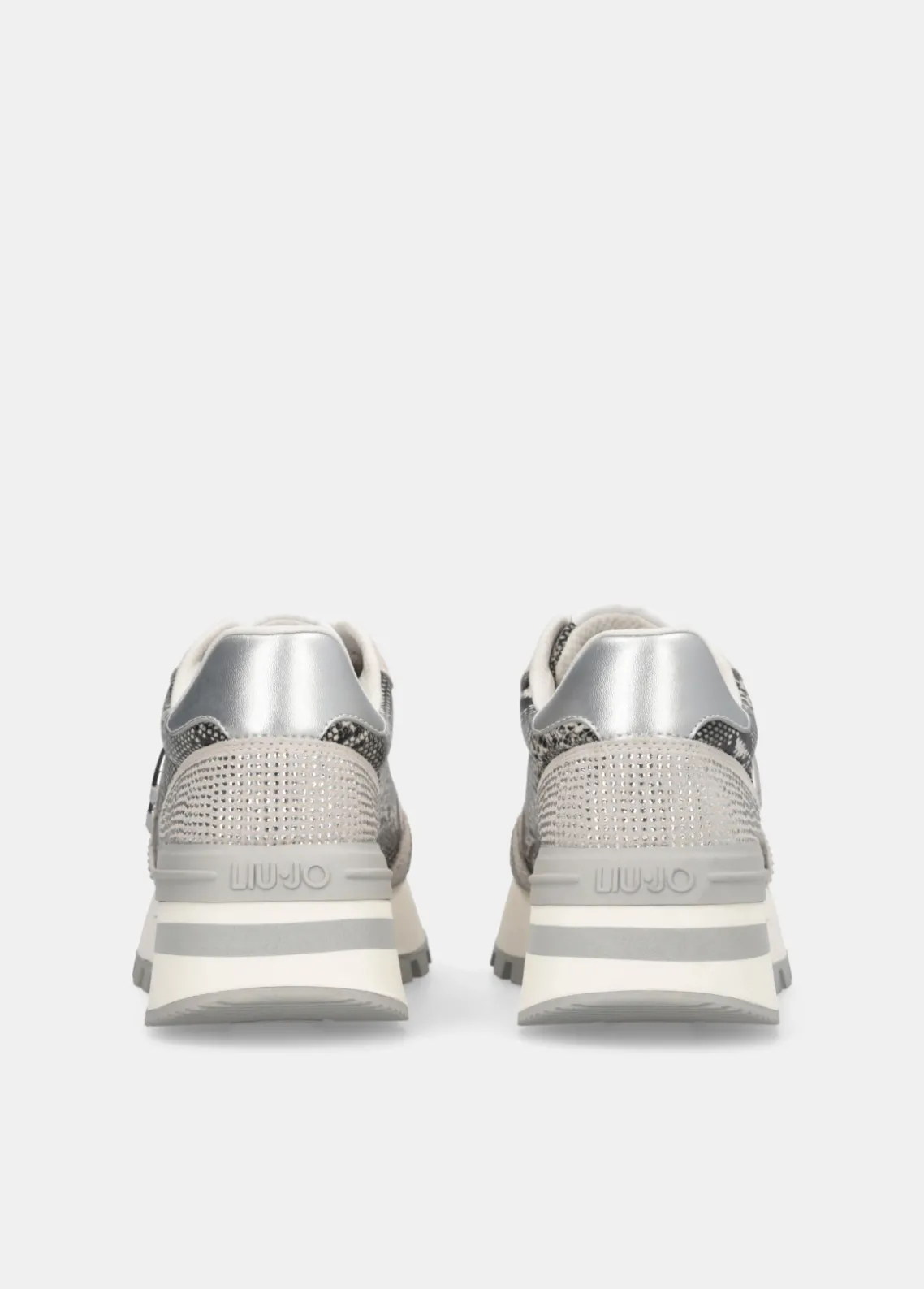 Liu Jo Zapatillas de piel de serpiente con strass-Mujer Sneakers