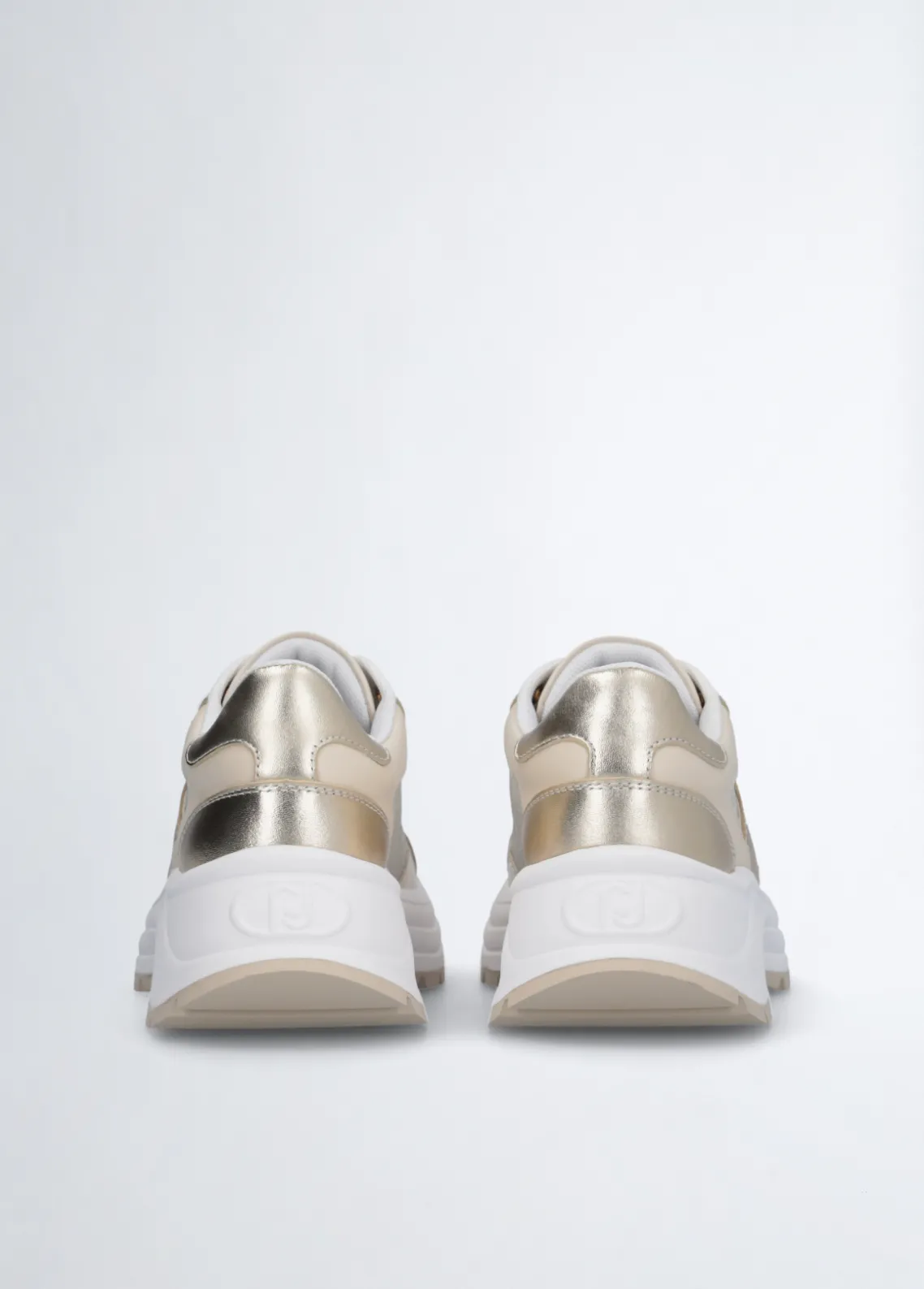 Liu Jo Zapatillas de piel y lúrex-Mujer Sneakers