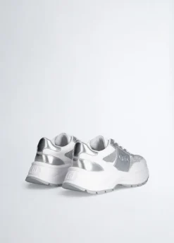 Liu Jo Zapatillas de piel y lúrex-Mujer Sneakers