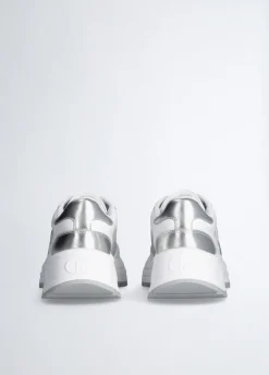 Liu Jo Zapatillas de piel y lúrex-Mujer Sneakers