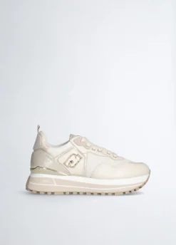 Liu Jo Zapatillas de piel y malla con plataforma-Mujer Sneakers