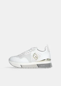 Liu Jo Zapatillas de piel y malla-Mujer Sneakers