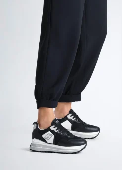 Liu Jo Zapatillas de piel y malla con plataforma-Mujer Sneakers